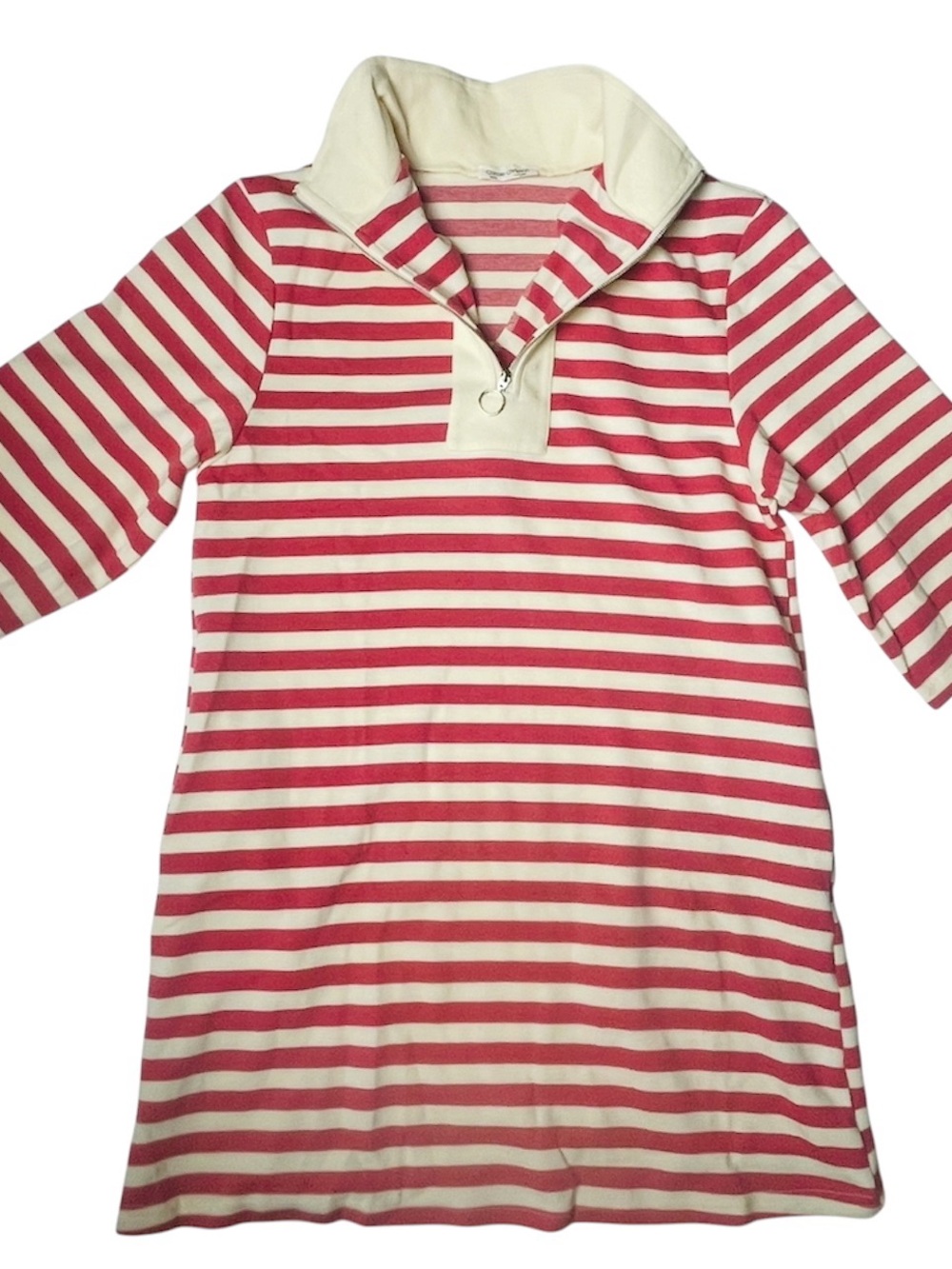 Carole Christian Striped Knit Shirt Dress M Boutique Atlanta LA Excellent Cond